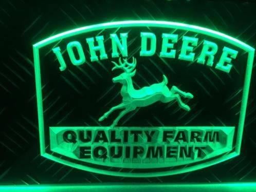 John Deere 3D LED decoratie reclame logo verlichting lamp, Verzamelen, Ophalen of Verzenden, Nieuw, Lichtbak of (neon) lamp