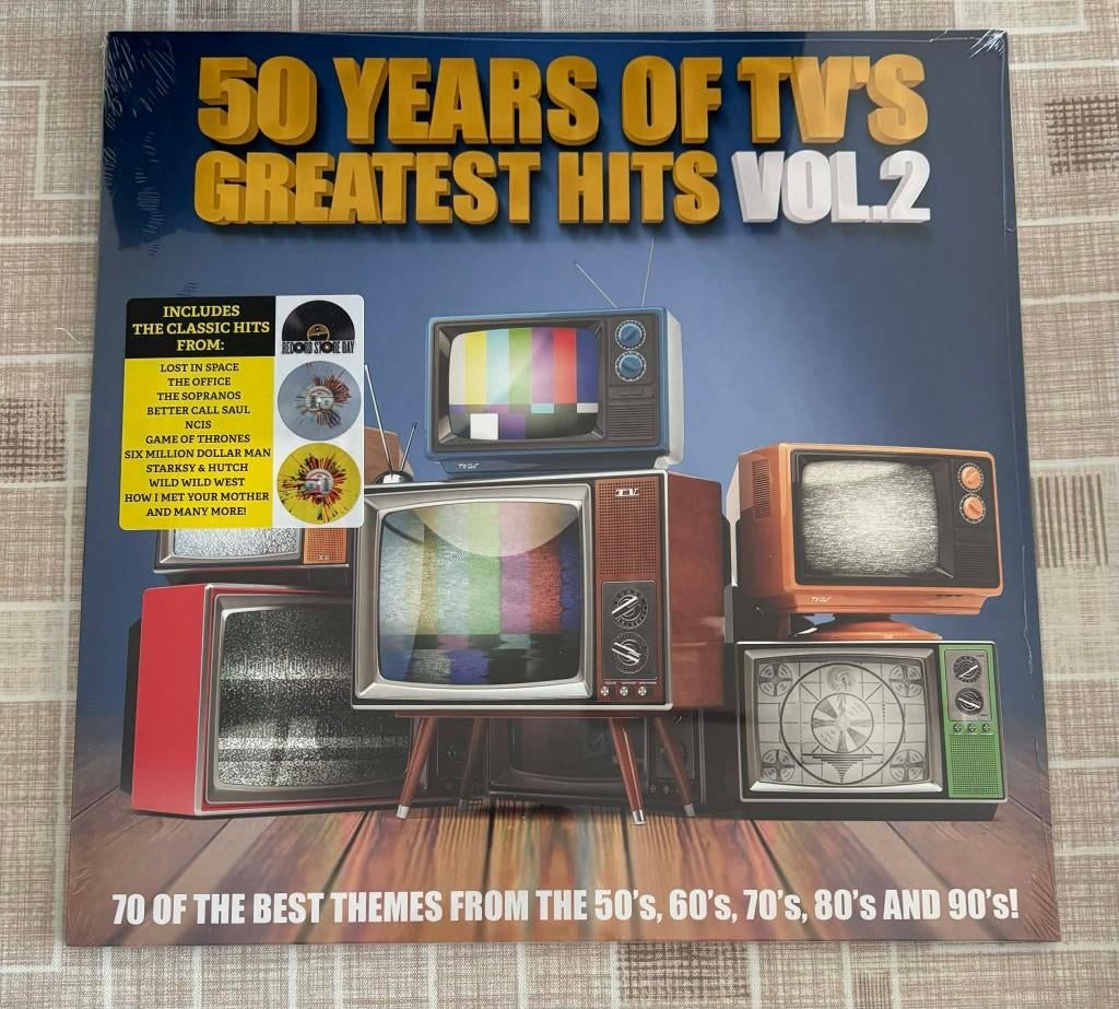 Various - 50 Years Of TV's Greatest Hits Vol. 2 (2LP), Ophalen of Verzenden, Nieuw in verpakking, Overige formaten