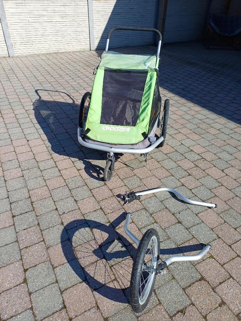 Croozer for 2, Ophalen, Gebruikt, Opvouwbaar, Croozer