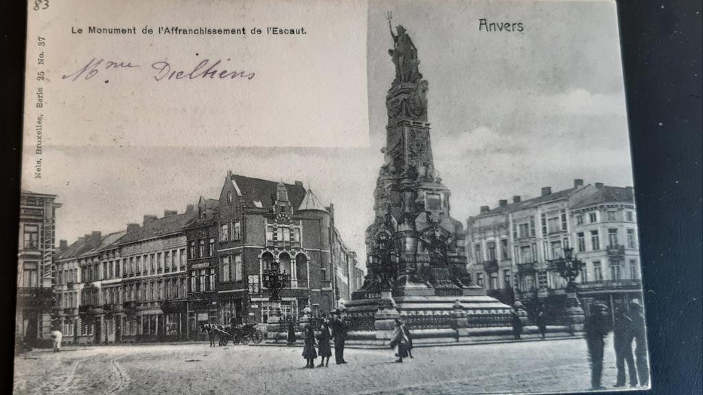 MONUMENT ANVERSOIS SCHELDE VRIJ 1905 RARE, Enlèvement ou Envoi