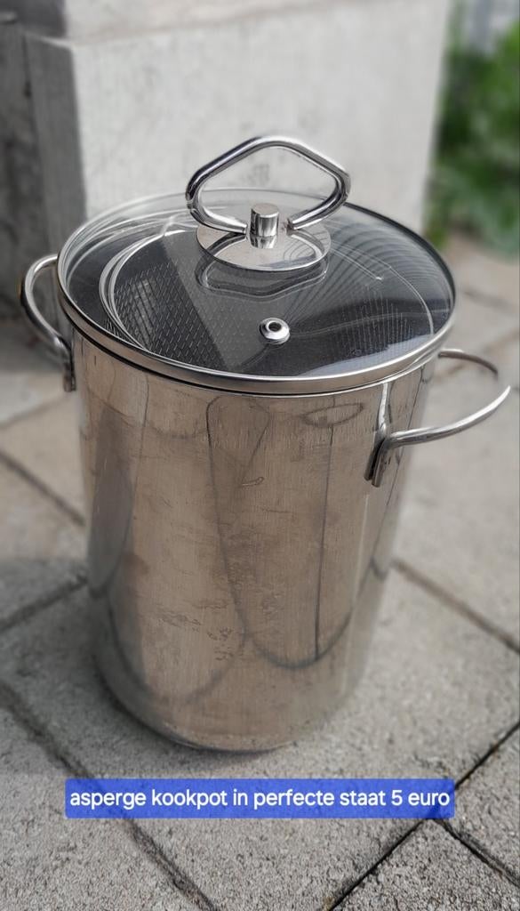 Asperge kookpot, Ophalen