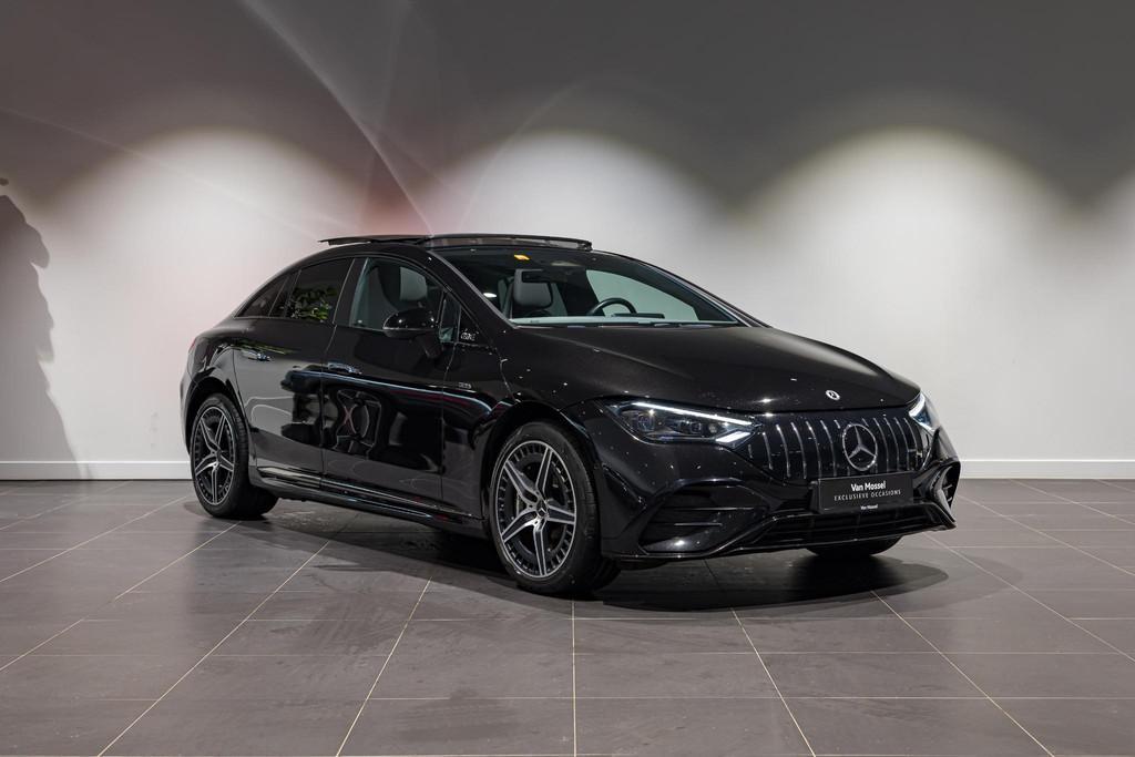 Mercedes-Benz EQE 43 AMG 4MATIC PANO+ DIGITAL LIGHT+ PTS+ AM, Automaat, 4 deurs, Stof, Gebruikt
