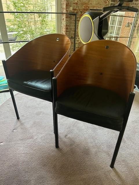 Prachtige authentieke stoeltjes Philippe Starck, Huis en Inrichting, Stoelen, Ophalen, Twee