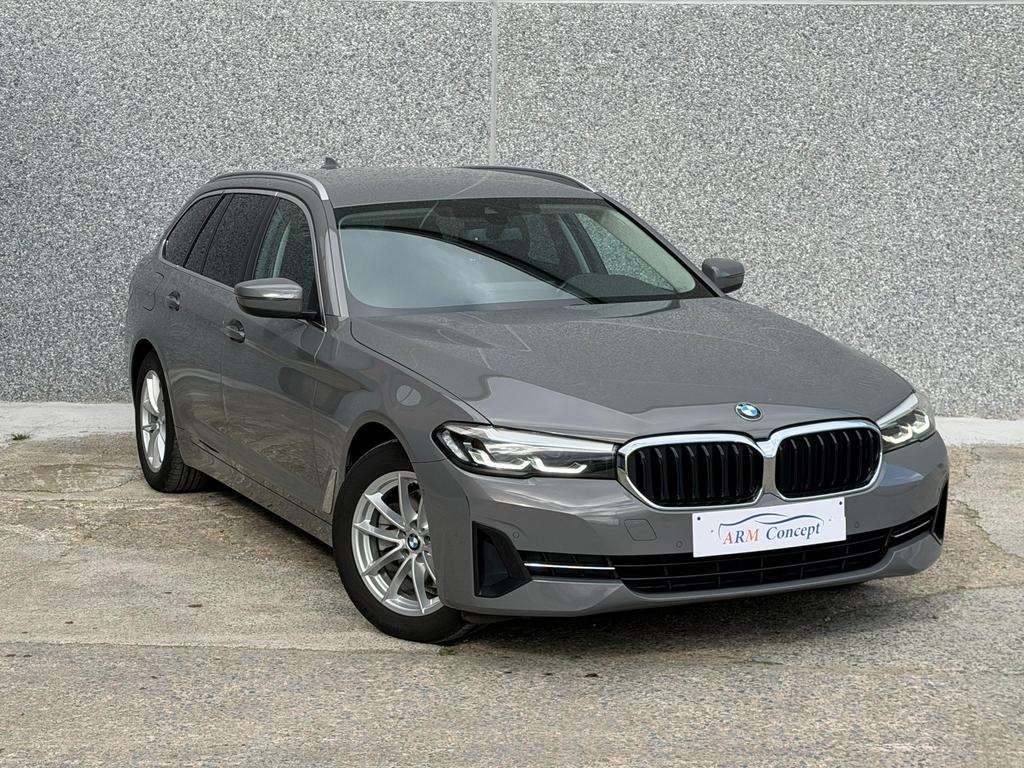 BMW 520d Break Diesel 2021 SHOWROOM garantie 12 Mois, Cuir, Argent ou Gris, Euro 6, Entreprise