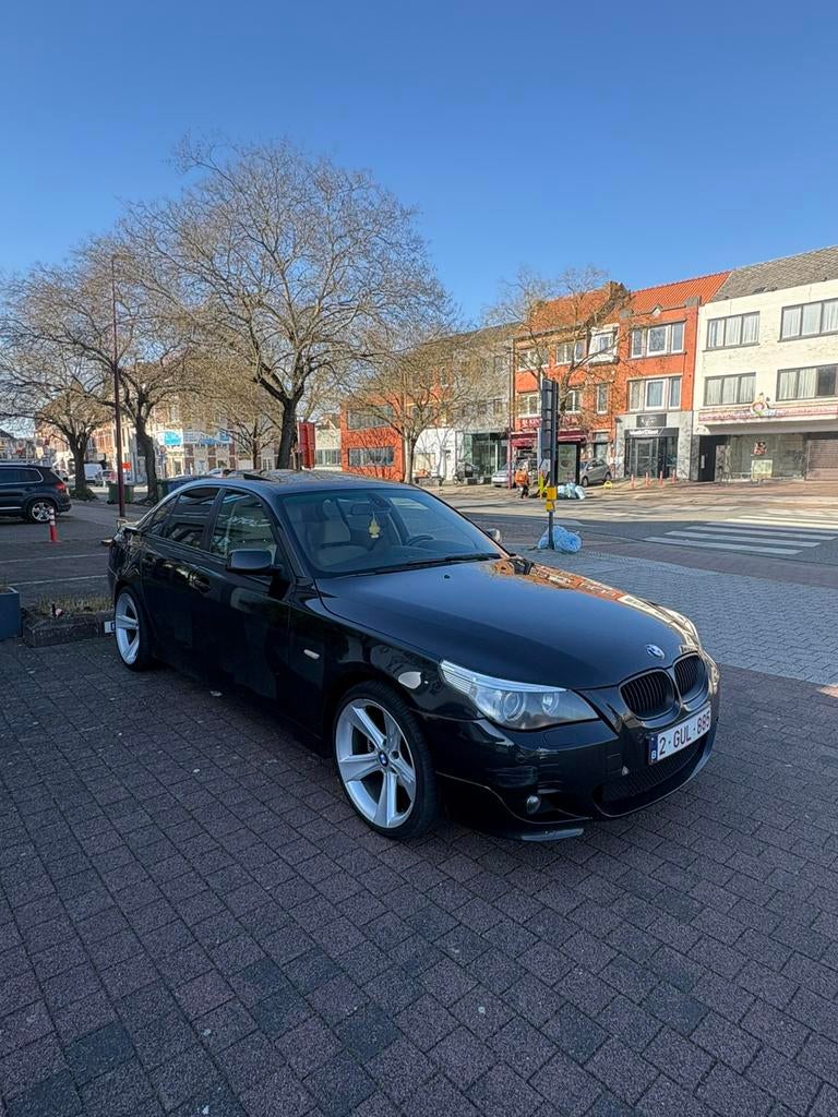 Bmw 525D e60, Auto's, Automaat, Achterwielaandrijving, Beige, Zwart