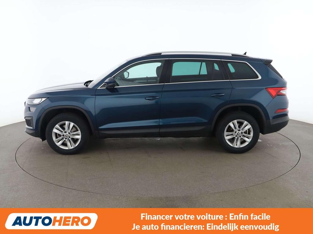 Skoda Kodiaq 2.0 TDI Ambition (bj 2023, automaat), Auto's, Stof, Blauw, 1667 kg, Kodiaq