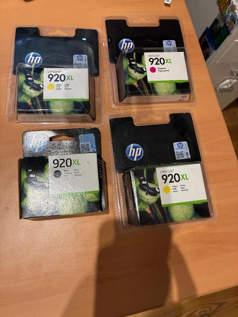 HP 920XL inkt (OfficeJet) – origineel – nieuw – set, Computers en Software, Ophalen of Verzenden, Nieuw, Cartridge, Hp