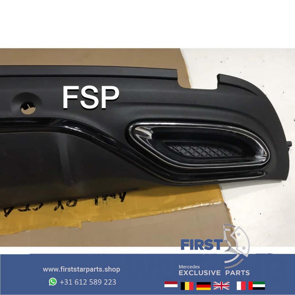 W205 S205 AMG Diffuser Bumper spoiler Mercedes C Klasse 2014, Gebruikt, -, Ophalen of Verzenden, -