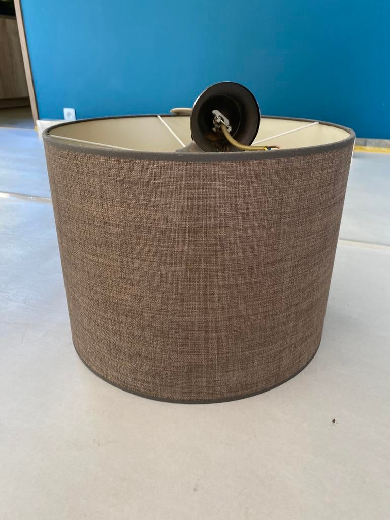 Abat-jour, Maison & Meubles, Lampes | Abat-jour, Utilisé, 25 à 50 cm, Rond, Brun, Enlèvement