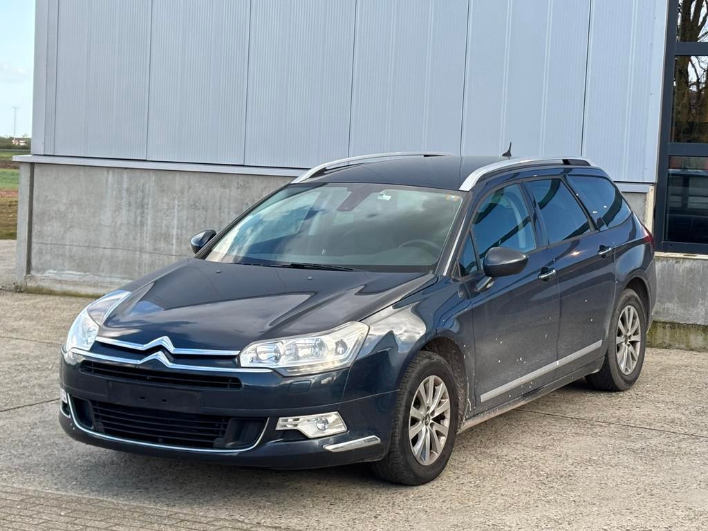 CITROËN C5 2013 1.6 DIESEL 115.000KM EURO5 AUTOMAAT!, Auto's, Automaat, Euro 5, Blauw, Leder