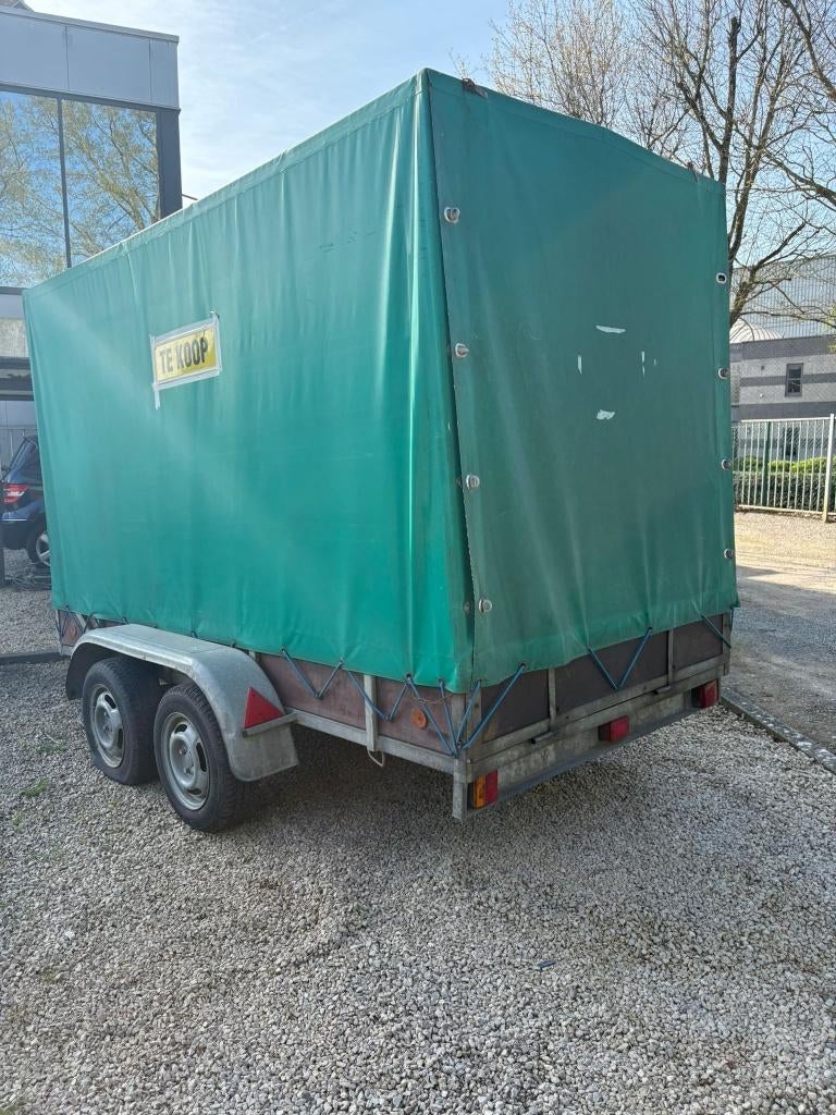 Aanhangwagen 750kg met afneembare kooi., Ophalen, Gebruikt