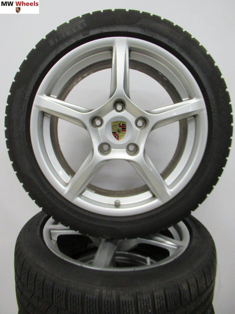 Originele Porsche Boxster Cayman 18 inch velgen winterbanden, Auto-onderdelen, Banden en Velgen, 18 inch, Gebruikt, -, -