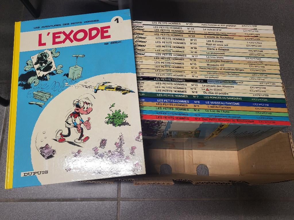 Les petits hommes : Collection complète de 1 à 25 ., Livres, Série complète ou Série, Enlèvement, Utilisé