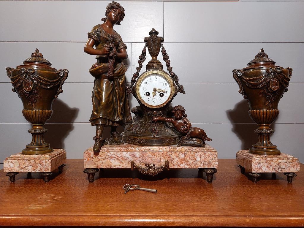 set de cheminée, Antiquités & Art, Curiosités & Brocante, Enlèvement