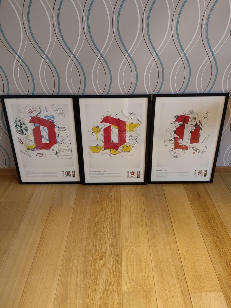 Duvel litho set ( volledige set van 3 stuks ), Enlèvement