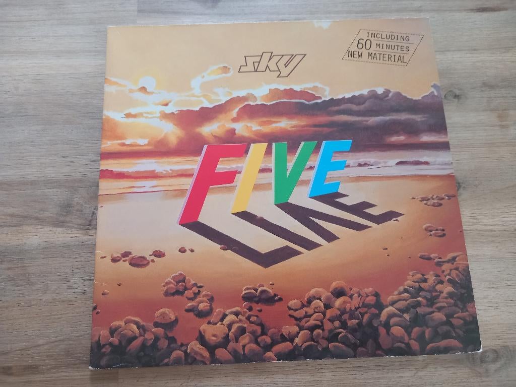 Vinyl 2LP Sky Five Live Classic Prog Rock Progressive Pop, Cd's en Dvd's, Ophalen of Verzenden, 12 inch, Progressive