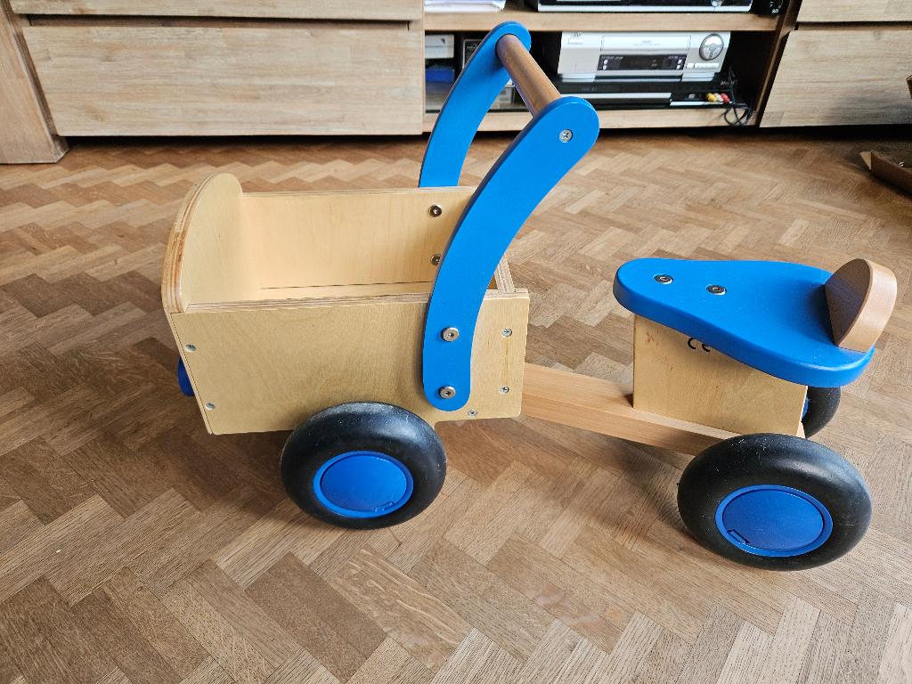 Houten bakfiets., Enlèvement, Comme neuf, Véhicule de marche