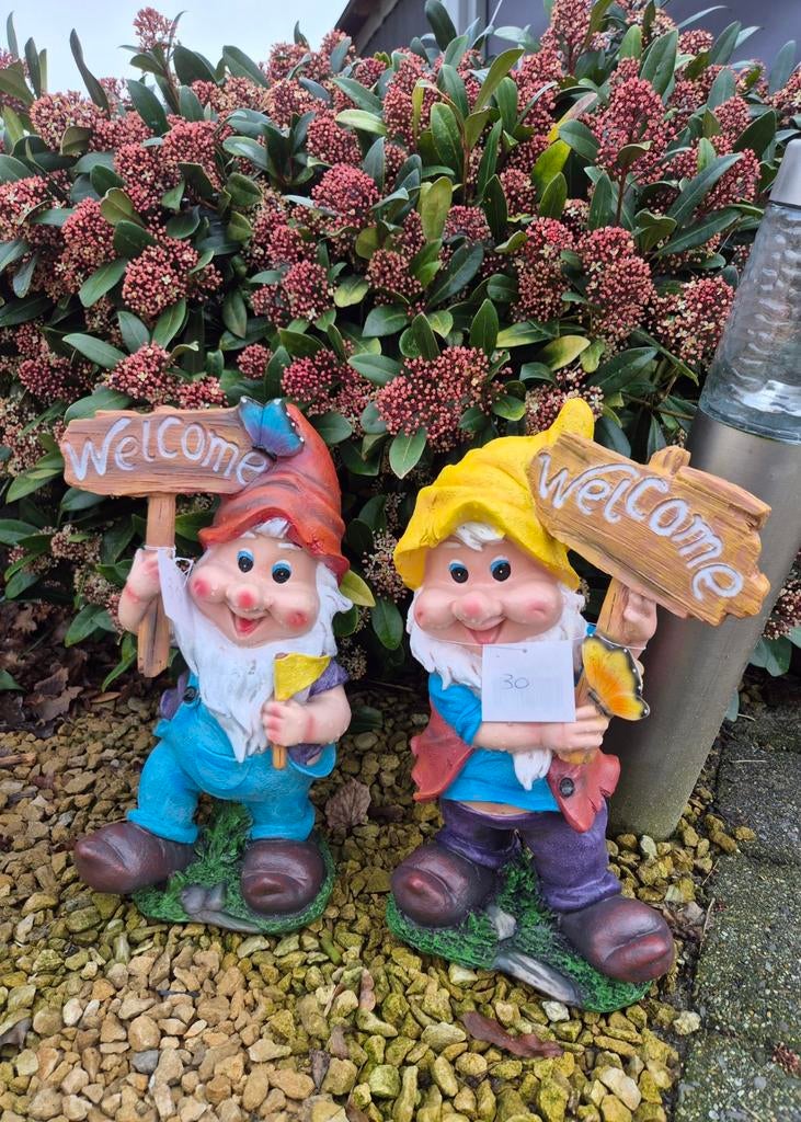 Kabouter 40hoog, 2 modellen, Enlèvement, Neuf, Synthétique, Nain de jardin