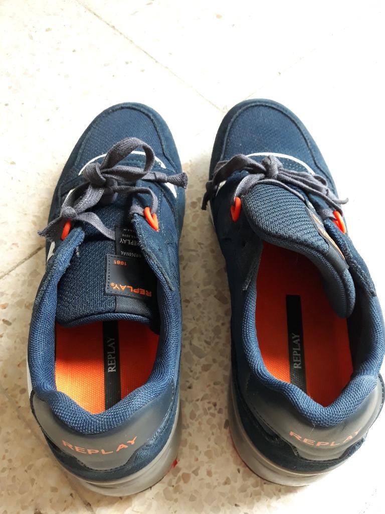 replay 41 als nieuw, Vêtements | Hommes, Chaussures, Enlèvement ou Envoi, Comme neuf, Bleu, Replay