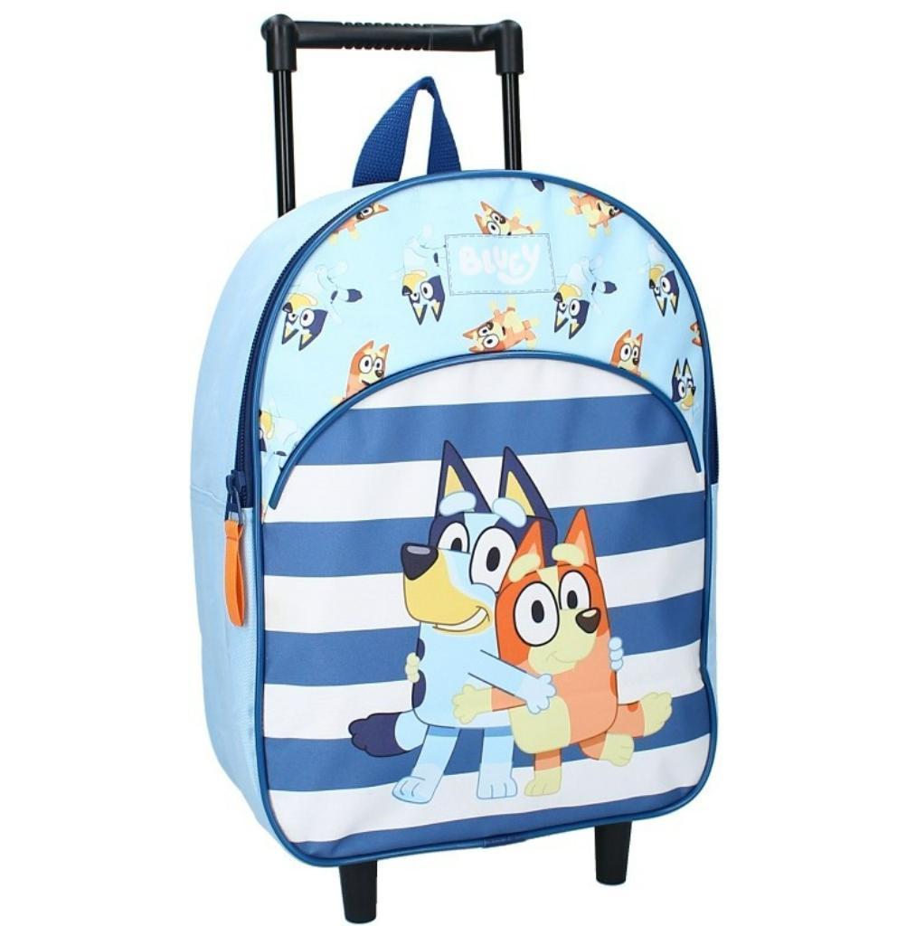 Bluey Trolley Rugzak - Bluey en Bingo, Handtassen en Accessoires, Koffers, Overige materialen, Wieltjes, Nieuw, Minder dan 50 cm
