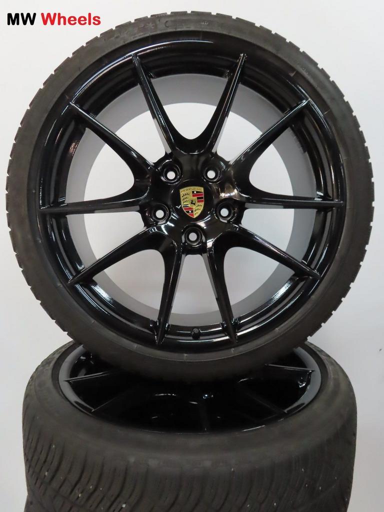 Porsche 20 inch velgen 911 991  2 en 2 S met winterbanden, Auto-onderdelen, Gebruikt, -, -, Banden en Velgen