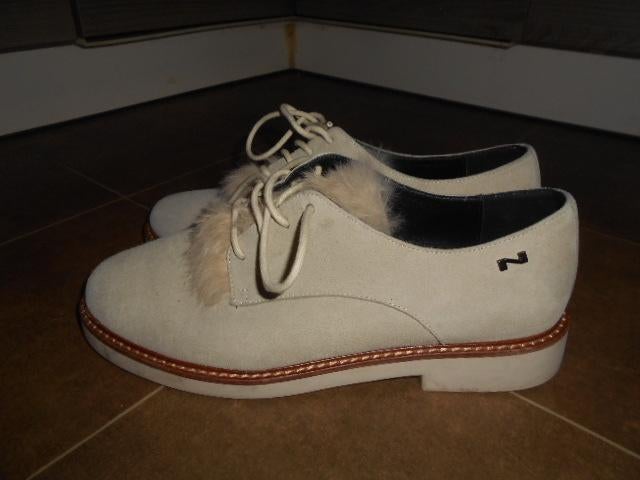 Mooie veterschoenen Nathan Baume / Maat 37, Beige, Nathan-Baume, Ophalen of Verzenden, Zo goed als nieuw