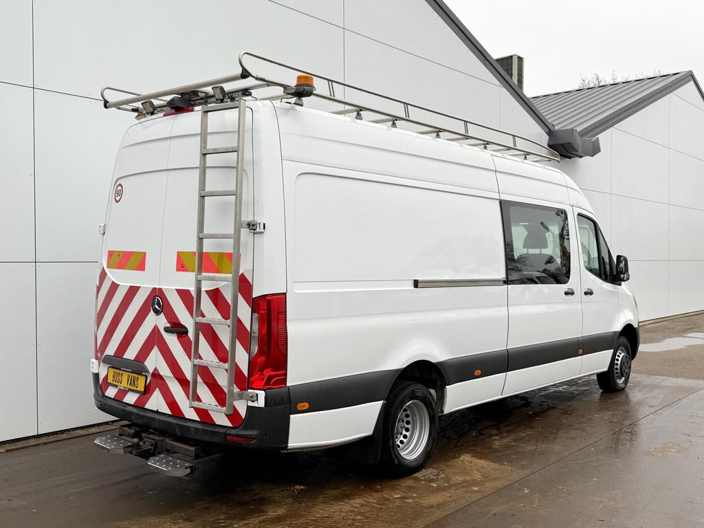 Mercedes-Benz Sprinter 516 2.2 CDI L3H2 Dubbele Cabine 3,5t, Gebruikt, 165 pk, 4 cilinders, Wit