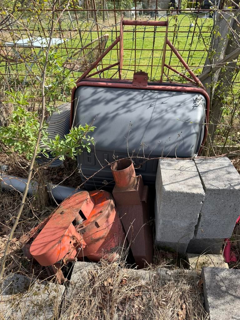 Kubota zitmaaier opvangbak, Ophalen, Zo goed als nieuw