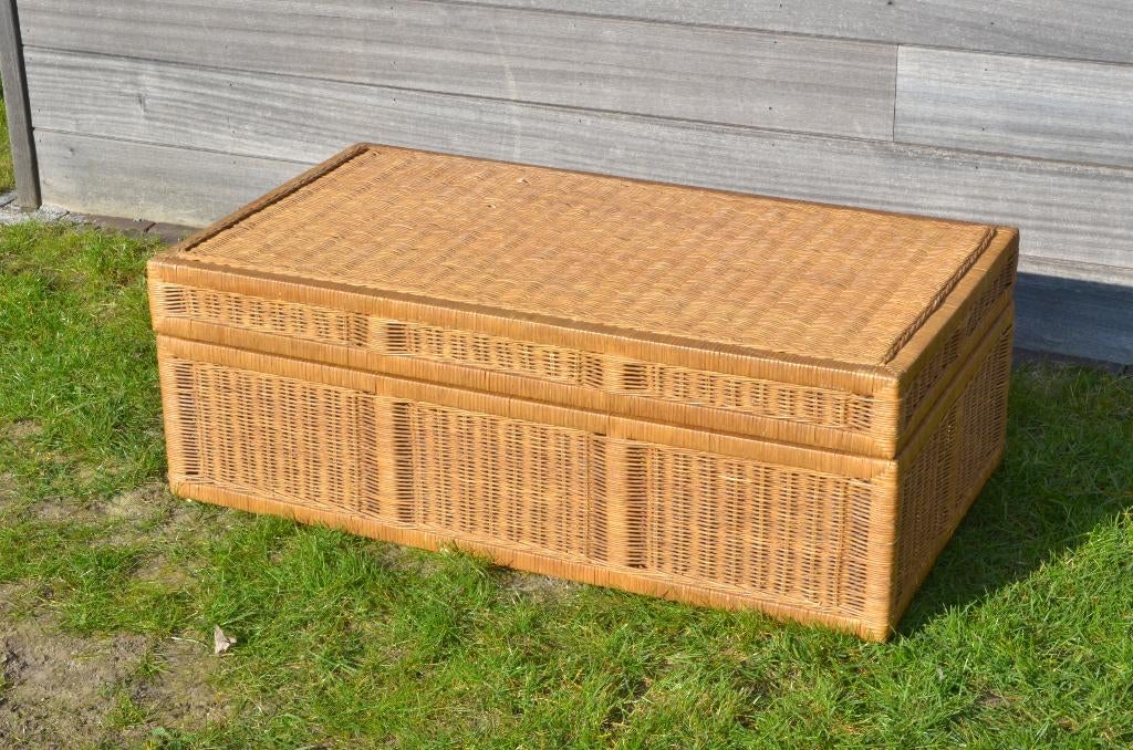 Rieten mand / kist, Ophalen, Gebruikt, 100 tot 150 cm, Minder dan 50 cm