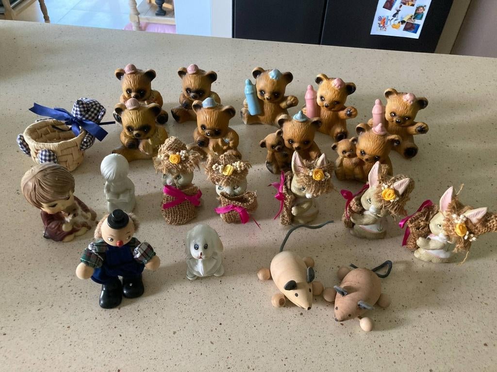 beeldjes van doopsuiker 21 stuks, Enlèvement ou Envoi, Comme neuf, Animal