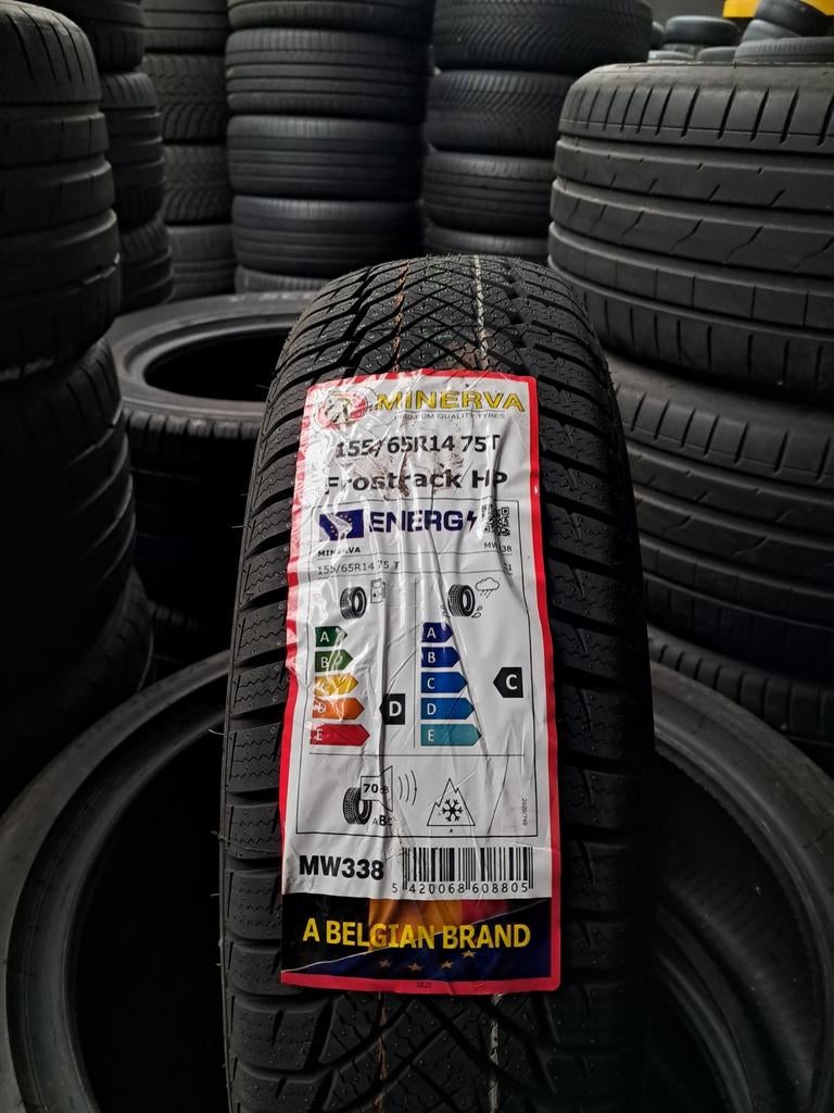 15565r14 155 65 r14 155/65/14 MINERVA NOUVEAU avec montage, Enlèvement ou Envoi
