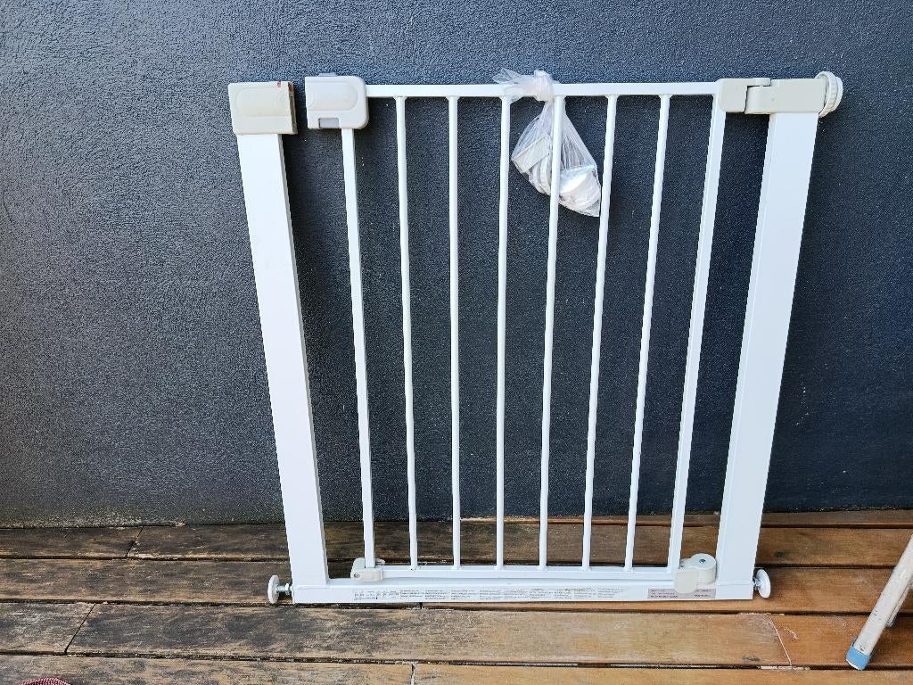 Barrière sécurité enfants, Barrière de sécurité, 100 à 115 cm, Aluminium, Enlèvement