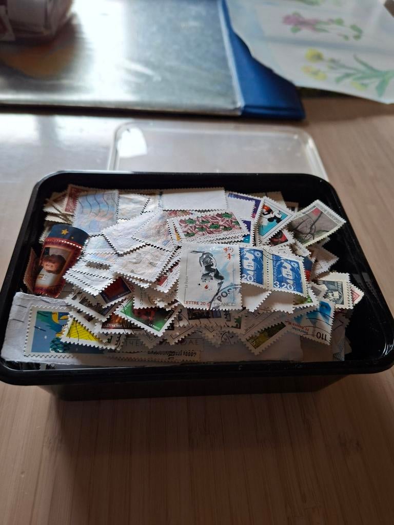 Postzegels wereld, Ophalen