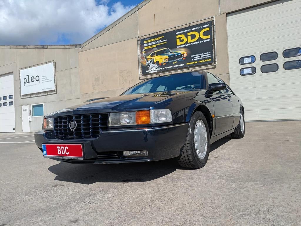 Cadillac STS seville (bj 1992, automaat), Auto's, Oldtimers, 4 deurs, Zwart, Blauw, Leder