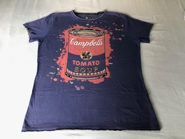 T-shirt 'Campbell's' Andy Warhol, Andy Warhol, Ophalen of Verzenden, Zo goed als nieuw, Maat 48/50 (M)