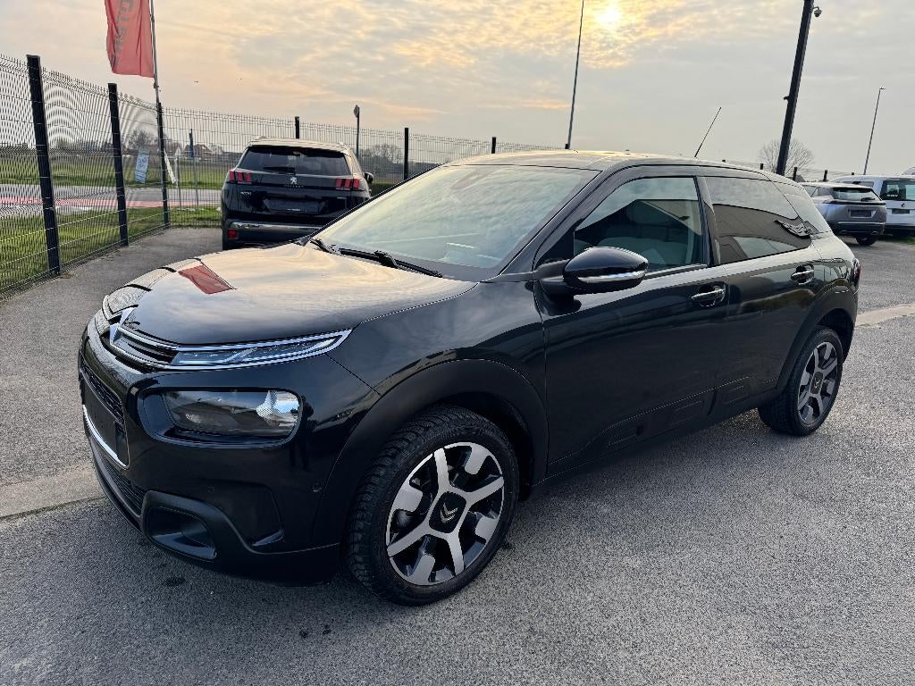 Citroen C4 Cactus automaat 1.2 benzine camera leer, 1145 kg, 1199 cc, Zwart, 5 zetels
