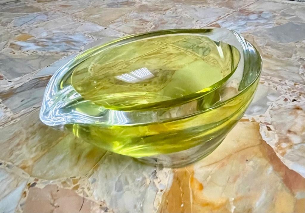 VAL SAINT LAMBERT asbak kristal, Antiek en Kunst, Ophalen of Verzenden