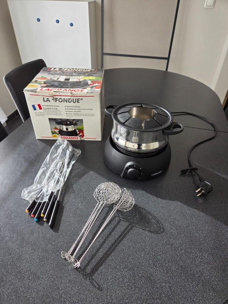 Fondueset Lagrange 6 personen, Electroménager, Fondue, Enlèvement, Utilisé, Service à fondue