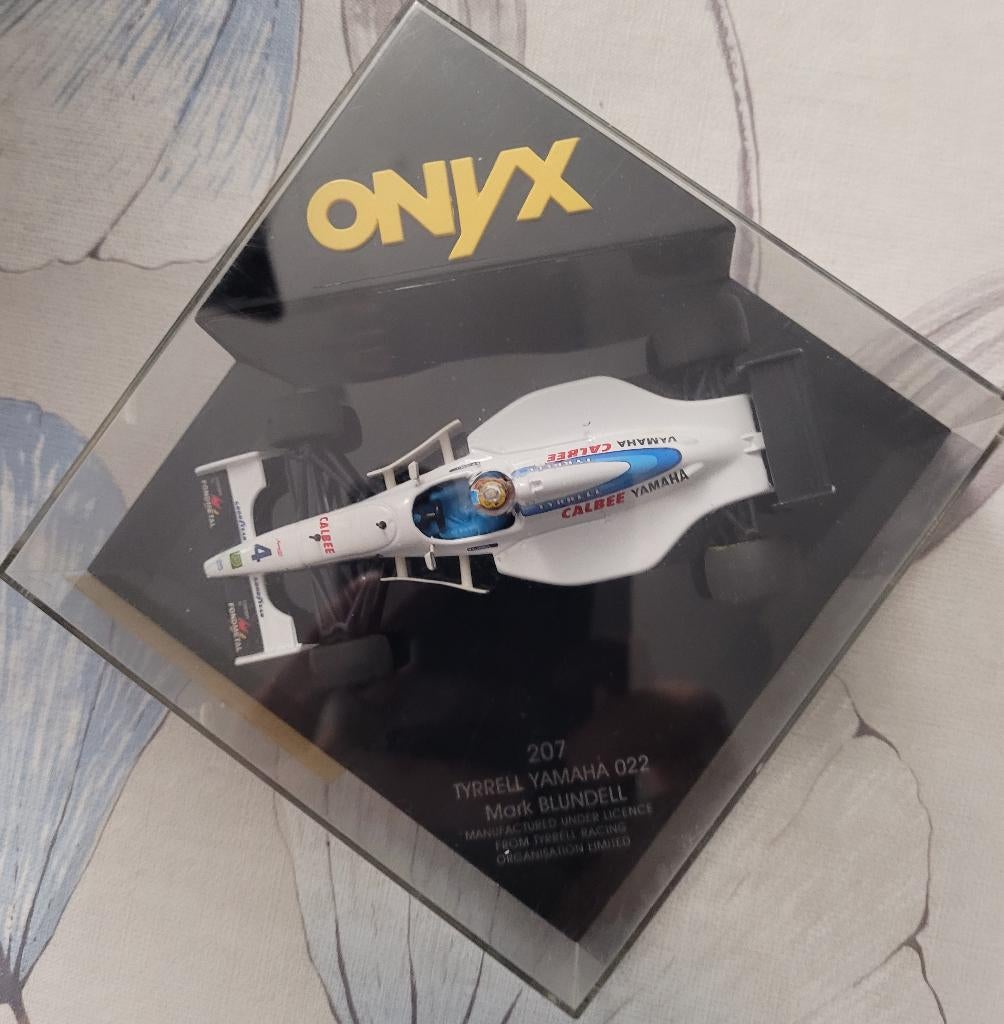 F1 1/43 Tyrrell Blundell, Hobby en Vrije tijd, Modelauto's | 1:43, Ophalen of Verzenden, Zo goed als nieuw, Auto