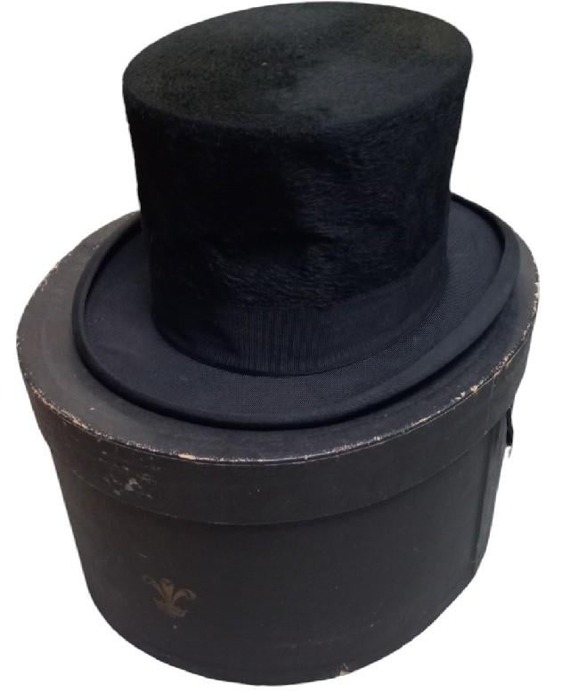 Francy-Tailor hoge hoed. zwarte kleur, fluweel, Kleding | Heren, Francy-Tailor, Hoed, Francy-Tailor, Ophalen of Verzenden