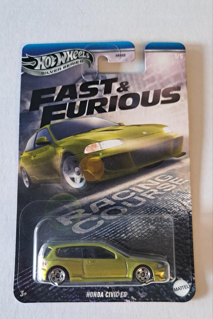 HONDA CIVIC EG6 fast and furious hotwheels, Enlèvement ou Envoi, Neuf, Voiture
