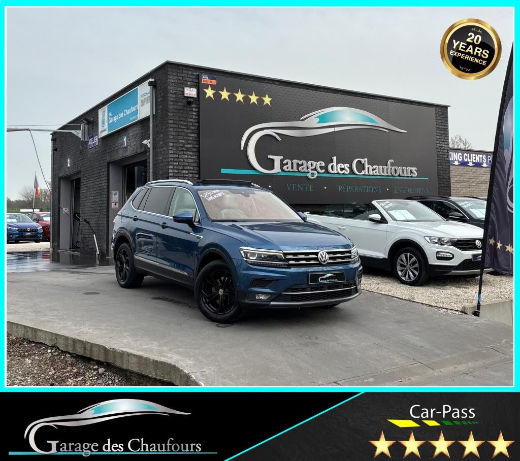 Volkswagen Tiguan Allspace 1.5 TSI Highline - ! 7 Places !, Autos, Volkswagen, Cuir, Essai à domicile, Achat, Entreprise