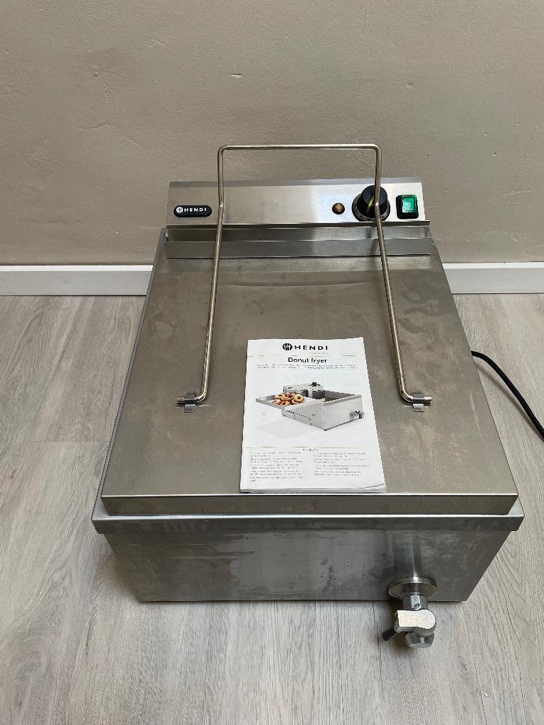 Donut friteuse 12 L - RVS - H 36 X 86 X 63CM - Hendi, Elektronische apparatuur, Frituurpannen, 4 liter of meer, Ophalen, Zo goed als nieuw