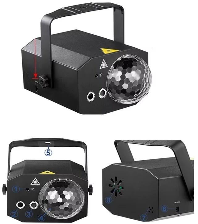 Nouveau Jelly Laser Burst de première classe rouge/vert450mW, Enlèvement ou Envoi, Neuf, Lumières, Couleur