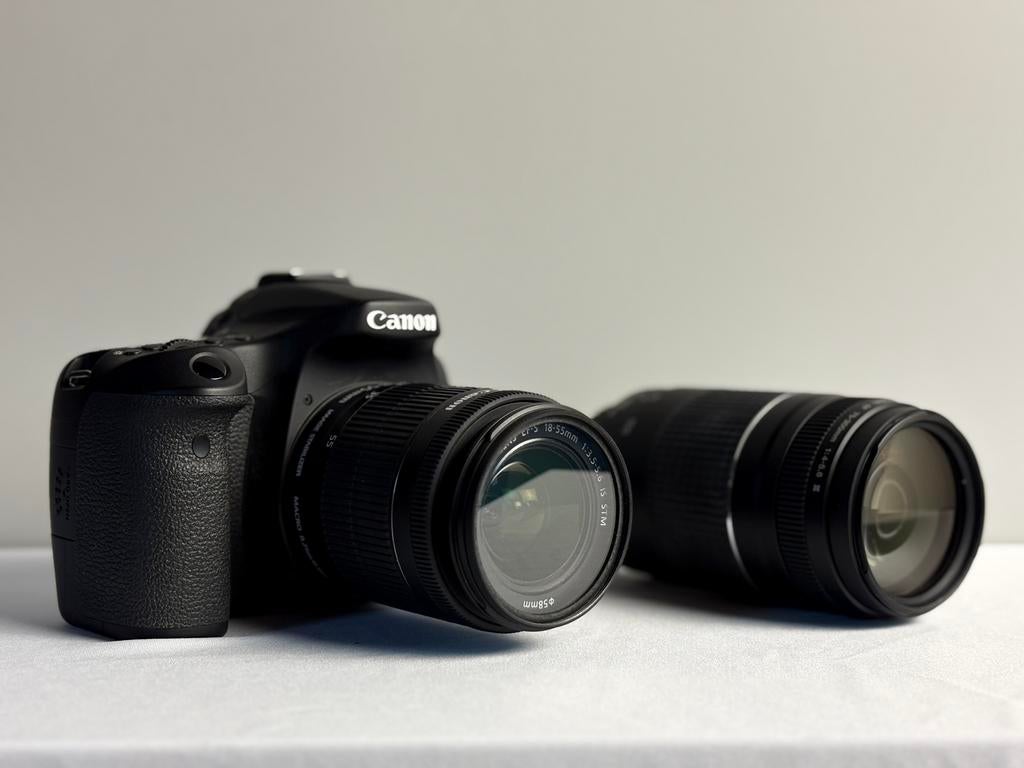 Canon 70D + EFS 18-55 + EF 75-300 + accesoires, Audio, Tv en Foto, Fotocamera's Digitaal, Spiegelreflex, Canon, Ophalen of Verzenden