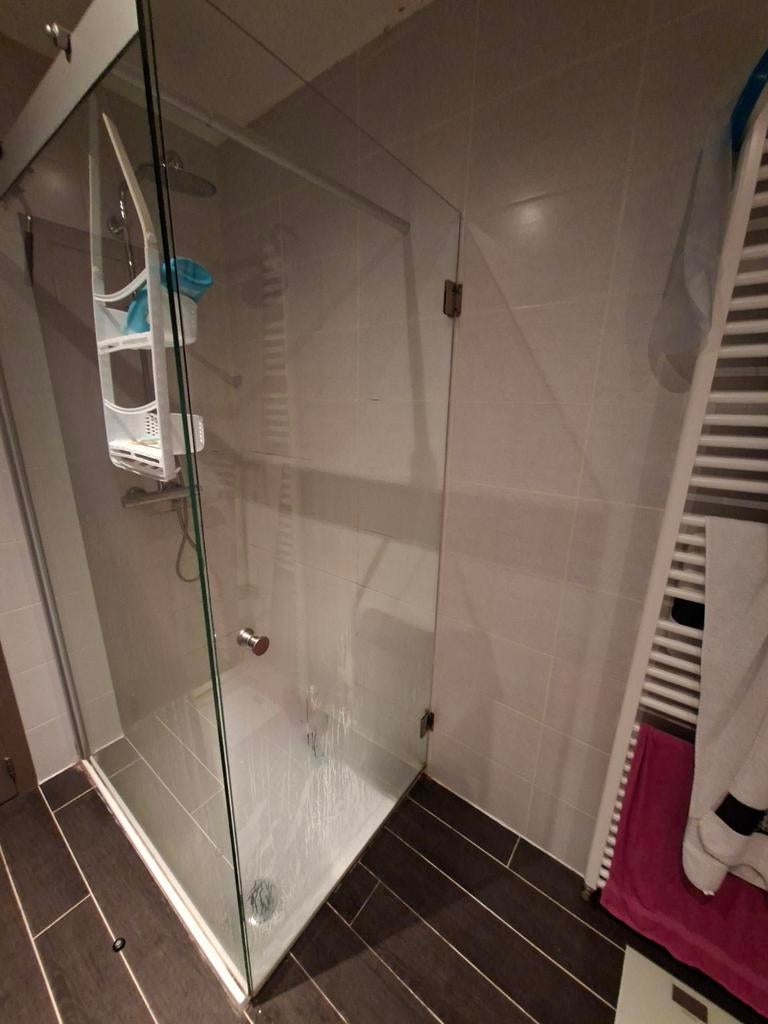 Douchedeur en douchewand, Doe-het-zelf en Bouw, Sanitair, Ophalen, Glas