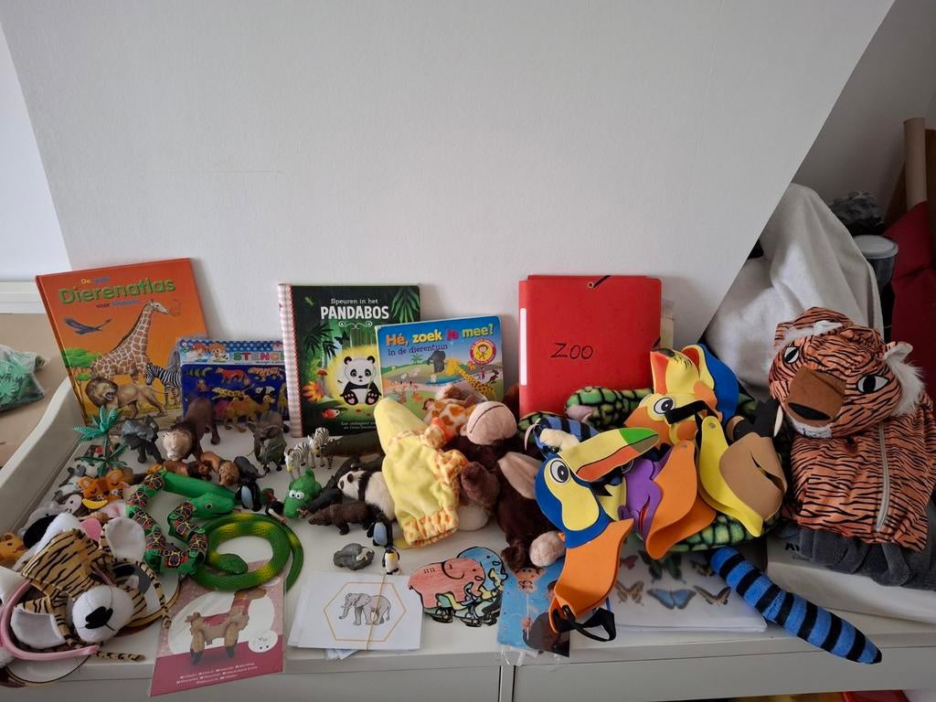 Thema dierentuin, Ophalen