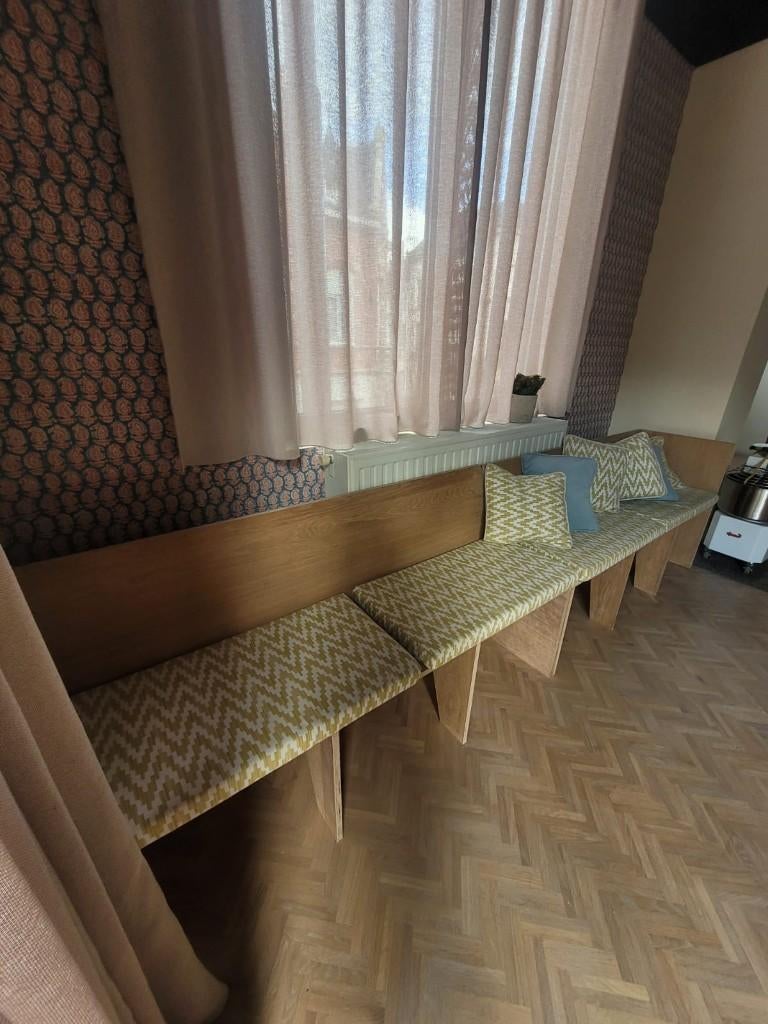 Eetkamerbank/muurbank, 250 à 300 cm, Moins de 75 cm, Quatre personnes ou plus, Banc droit