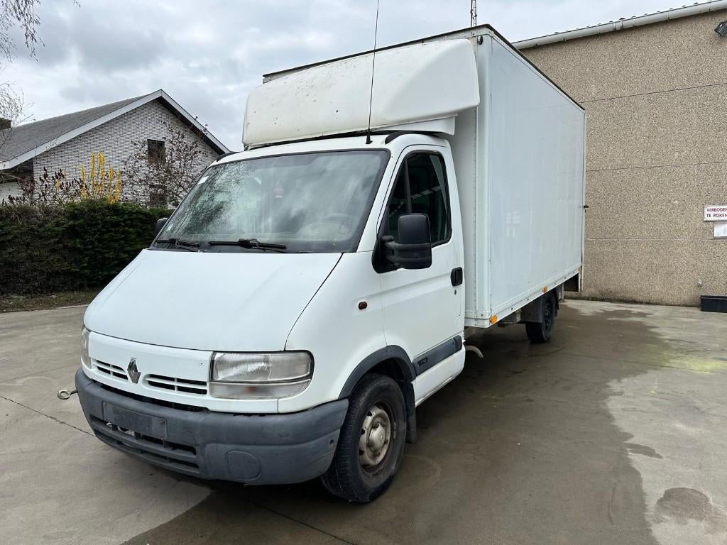 Renault MEUBELBAK MET LAADKLEP, Stof, 4 cilinders, Renault, Wit