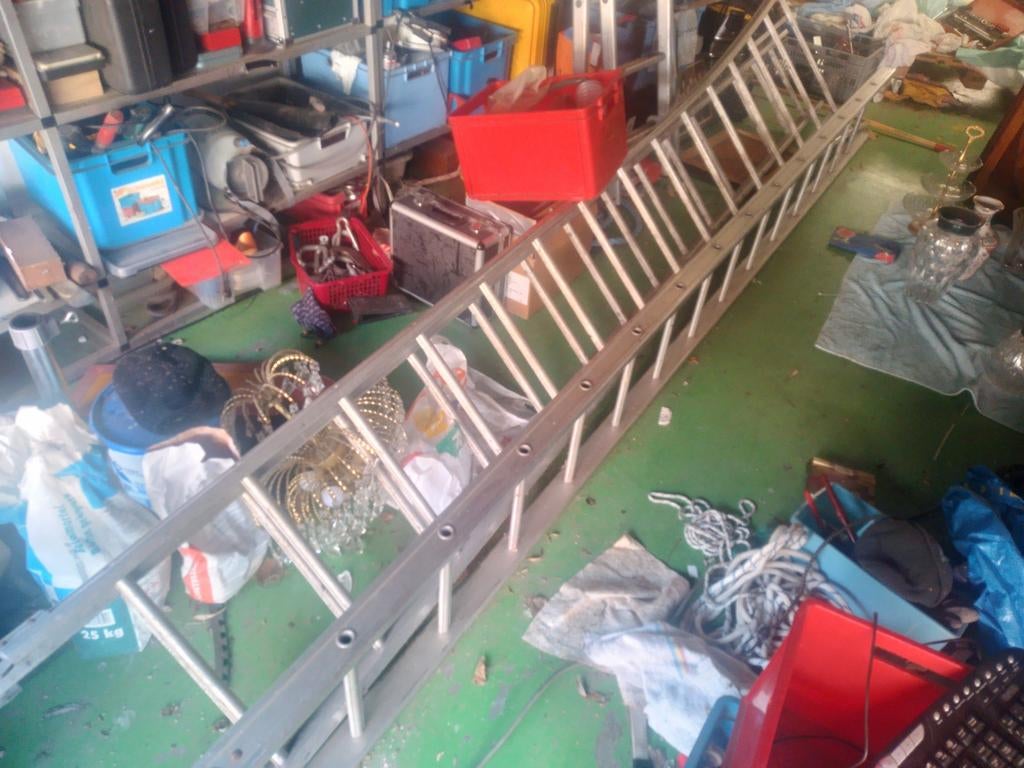 Échelle professionnelle en aluminium en 3 parties, Bricolage & Construction, Enlèvement, Échelle